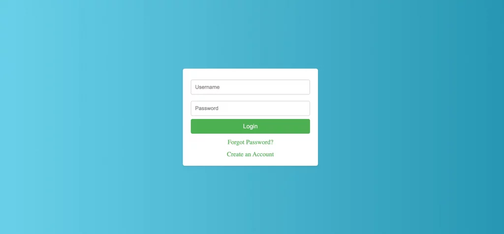 html and css login page