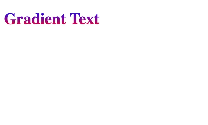 html text gradient